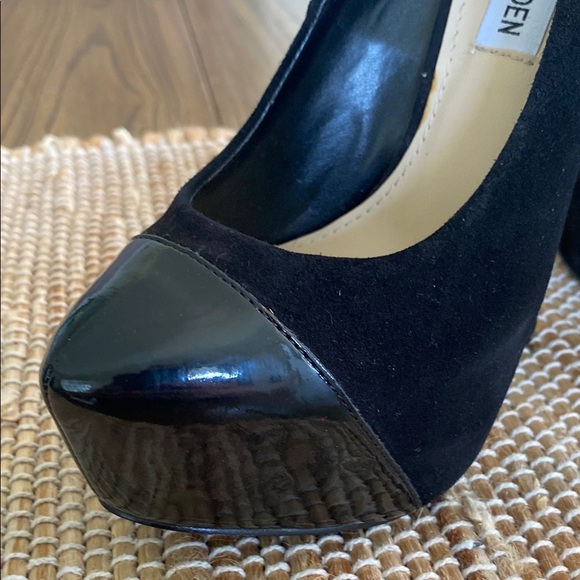 Steve Madden Black Platform Heels 6.5 - Picture 7 of 9